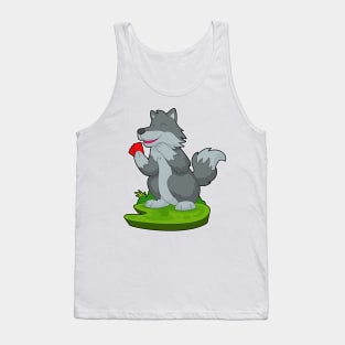 Wolf Poker Poker cards Tank Top